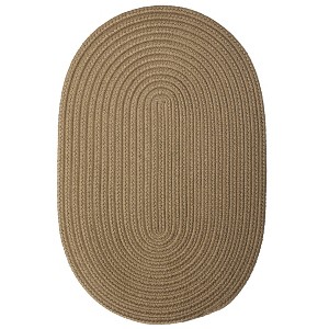 Colonial Mills Barataria Braided Rug, Cafe 4x7, Oval Shape - 1 of 4