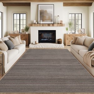 Washable Rugs Area Rugs for Living Room,Bedroom,Dining Room- Large Ultra Soft Faux Wool Retro Carpets - 1 of 4