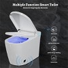 Vipbear smart toilet, built-in bidet, warm air drying, automatic lid opening, wireless remote control - 3 of 4