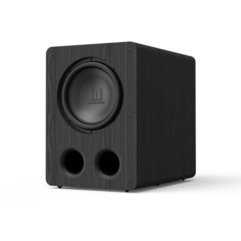 Monolith M-12 V2 12in THX Certified Ultra 500 Watt Powered Subwoofer, Massive Output, Low Distortion, Vented HDF Cabinet, 1 of 6
