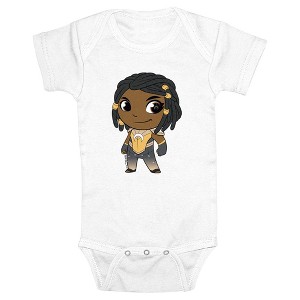 Infant's DC Super Friends Chibi Naomi McDuffie Bodysuit - 1 of 3