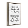 Stupell Industries Kid Karma Phrase Black Framed Floater Canvas Wall Art - 3 of 4