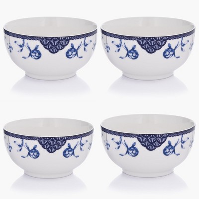 DUKA 21-OZ Swedish Inspired Porcelain Bowl - Set of Four