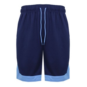 Jump Start Men's Mesh Quick Dry Athletic Performance Shorts - 1 of 4