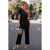 I AM A FASHION JUNKY Plain One Shoulder High Waist Fit Jumpsuit - 2 of 4