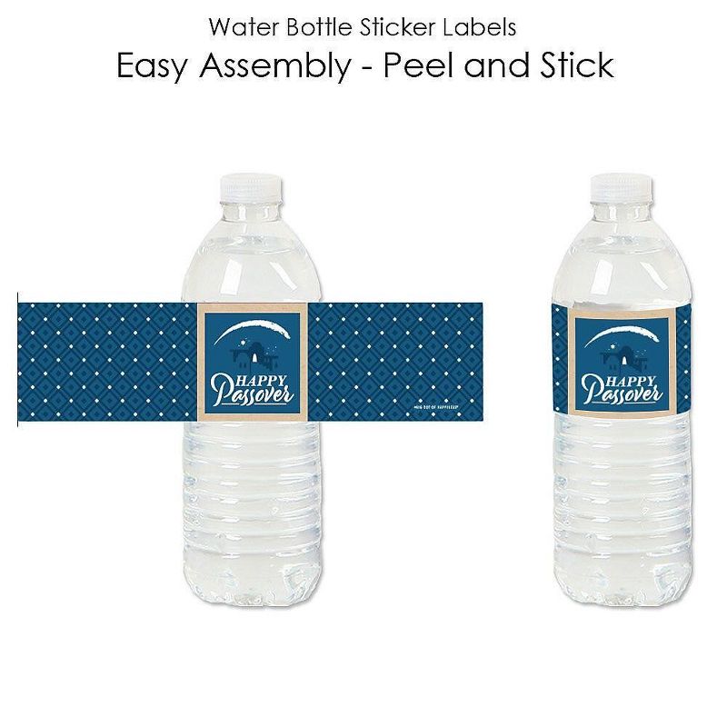 Big Dot of Happiness Happy Passover - Pesach Holiday Party Water Bottle Sticker Labels - Set of 20, 2 of 6