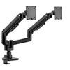 Workstream by Monoprice Heavy Duty Dual Monitor Gas Spring Desk Mount - Up to 35in/44 lbs Ultrawide Screens, Detachable - 3 of 4