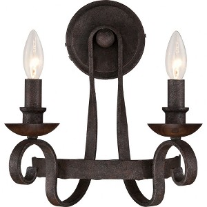 Quoizel Lighting Noble 2 - Light Sconce in  Rustic Black - 1 of 4