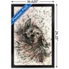 Trends International Emma Steel - Wet Dog Framed Wall Poster Prints - 3 of 4