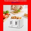 Betty Crocker 4-Slice Toaster, 1500W, Variable Toast Shade Control Dials, High Lift Feature, Cool Touch Housing, Bread Centering Guides, White - 4 of 4