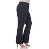 Rekucci Comfort Knit Straight Leg Pants for Curvy Women with Tummy Control - 2 of 4