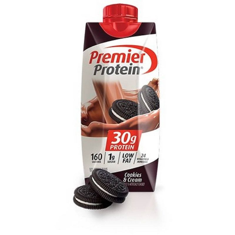 Premier Protein Nutritional Shake - Cookies &#38; Cream - 11 fl oz/4pk, 4 of 11
