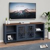 Festivo Vintage Style 70" TV Stand for TVs up to 80" Navy - 2 of 4