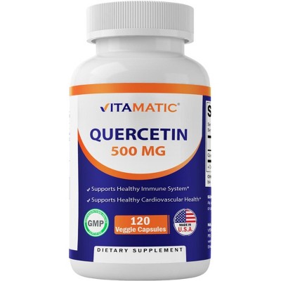 NOW Foods Quercetin 500 Mg, 100 Veg Capsules – Antioxidant Support For Immune Health