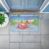 Stupell Industries Santa Pool Float & Cocktail Printed Outdoor Door Mat, design by Paul Brent, 18"x30" - 4 of 4