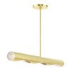 Livex Lighting Novato 3 - Light Chandelier in  Satin Brass - 3 of 4