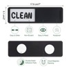 Unique Bargains Clean Dirty Sign Kitchen Non-Scratch Dishwasher Magnets - 2 of 4
