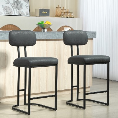 Finnhomy Counter Height 26" Bar Stools Set of 2