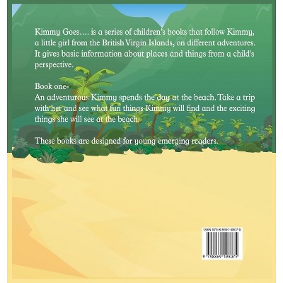 Kimmy Goes To The Beach - Large Print by  Kenisha Sprauve (Hardcover)
