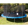 JumpKing JK15VC2 15 Foot Outdoor Trampoline & Safety Net Enclosure Kit, Blue - 2 of 4