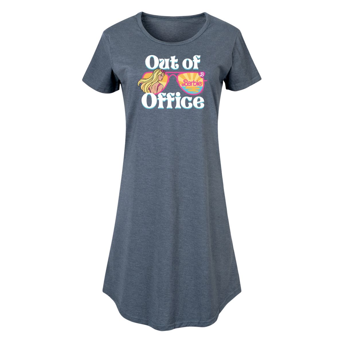 Women's - Barbie - Out Of Office Graphic T-shirt Dress