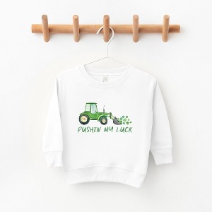 The Juniper Shop Pushin My Luck Toddler Graphic Sweatshirt - 1 of 3