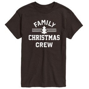 Men's - Instant Message - Family Christmas Crew Short Sleeve Graphic T-Shirt - 1 of 4