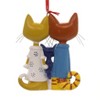 3.25 In Pete The Cat Rock On Mom & Dad Christmas James Dean Tree Ornaments - 2 of 2