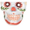 Gallerie II Blown Glass Floral Skull Ornament - 3 of 3