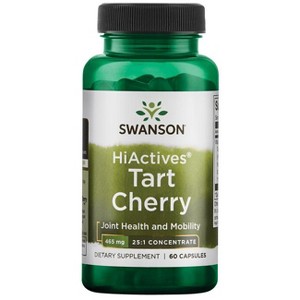 Swanson Dietary Supplements Hiactives Tart Cherry 465 mg Capsule 60ct. - 1 of 4