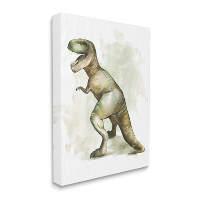 Stupell Industries Green T-Rex Dinosaur Ancient Reptile Roar