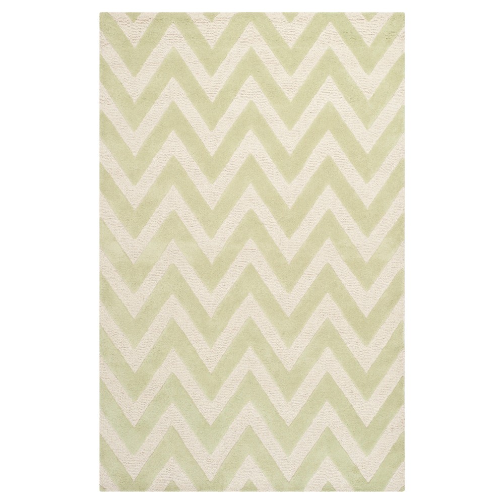 Dalton Textured Rug - Light Green / Ivory (5' X 8') - Safavieh