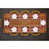 KOVOT Set of 8 Placemats Winter White Snowflakes on Green and Red Plaid 100% Cotton Table Decore for Christmas, Winter & Holiday's (17" x 13") - 3 of 4