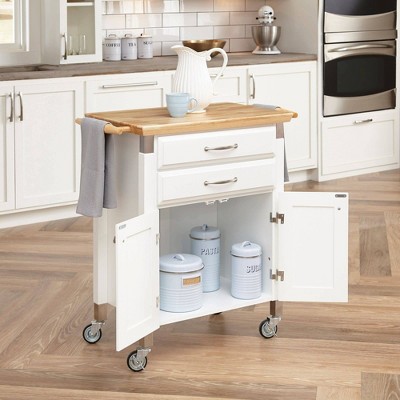 Home Styles Small Dolly Madison Kitchen Cart - Thumbnail 3