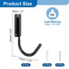Unique Bargains Heavy Duty Garage Garden Storage Utility J Hooks 4 Pcs - 2 of 4