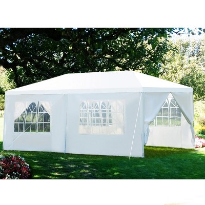 Tangkula 10'x20' Heavy Duty Canopy Party  Gazebo Cater Event Wedding TentW/Side Walls