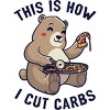 Junior's Design By Humans This Is How I Cut My Carbs By EduEly T-Shirt - 2 of 3