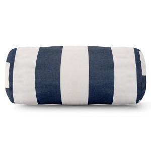 Majestic Home Goods,Bolster Pillow Vertical Stripe Burnt - 1 of 4