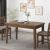 NicBex Antique Solid Wood Rectangular Height Dining Table,Modern Home Kitchen Table Tea Table,Dining Room Furniture - 2 of 4