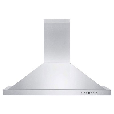 ZLINE KB-36 36 Inch 400 CFM Wall Mount Kitchen Stove Oven Vent Hood, Ductless Molding Range Hood with LED Lights and 4 Speed Exhaust Fans