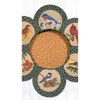Earth Rugs Song Birds Trivets in a Basket 10"x10" Heat-Resistant Kitchen Set - 3 of 3