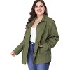 Agnes Orinda Women's Plus Size Winter Zipper Drawstring Waist Long Sleeve  Utility With Pockets Fashion Jackets : Target