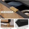 Nasitip 6 Rattan Drawer Dresser for Bedroom, Large Double Dresser with Deep Drawers, Chest of Drawers for Closet with Wide Top - 3 of 4