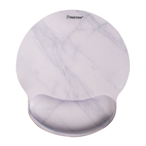 Insten Marble Mouse Pad With Wrist Support Rest, Ergonomic Support, Pain  Relief Memory Foam, Non-slip Rubber Base, Round, White : Target