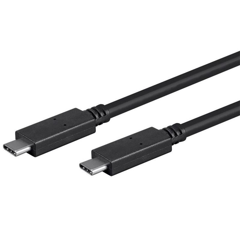 Monoprice USB C to USB C 3.1 Gen 1 Cable - 2 Meters (6.6 Feet) - Black | Fast Charging, 5Gbps, 3A, 30AWG, Type C, Compatible with Xbox One / PS5 /, 1 of 7