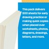 Sax Sketch and Trace Paper, 18 lbs, 18 x 24 Inches, White, 500 Sheets - 4 of 4