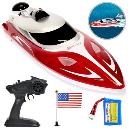 Auto Flip Recovery Fastest Rc Racing Pool Boat Speed Boat Gift Rc Boats for Adults Remote Control Boat Rc Boat for Pools and Lakes 