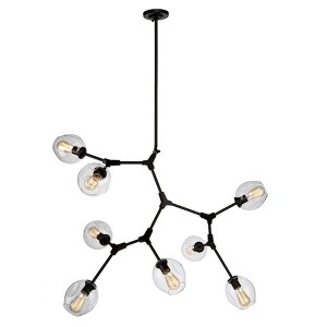 Artcraft Lighting Organic 8 - Light Chandelier in  Black - 1 of 3