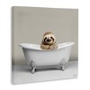 Stupell Industries Happy Sloth in Bathtub, 30" x 30" - 3 of 4