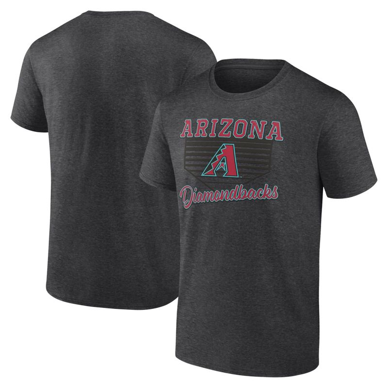MLB Arizona Diamondbacks Men's Gray Core T-Shirt, 1 of 4